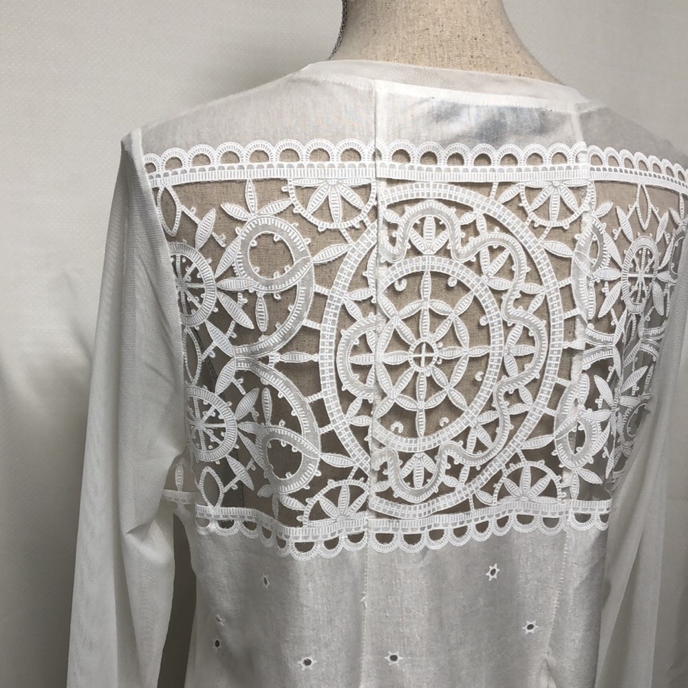 Ness Blouse with shear inserts - Picture 6 of 12
